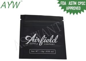 Wholesale Net Retail Marijuana Smell Proof Zipper Bags With Easy Tear Open Tabs from china suppliers