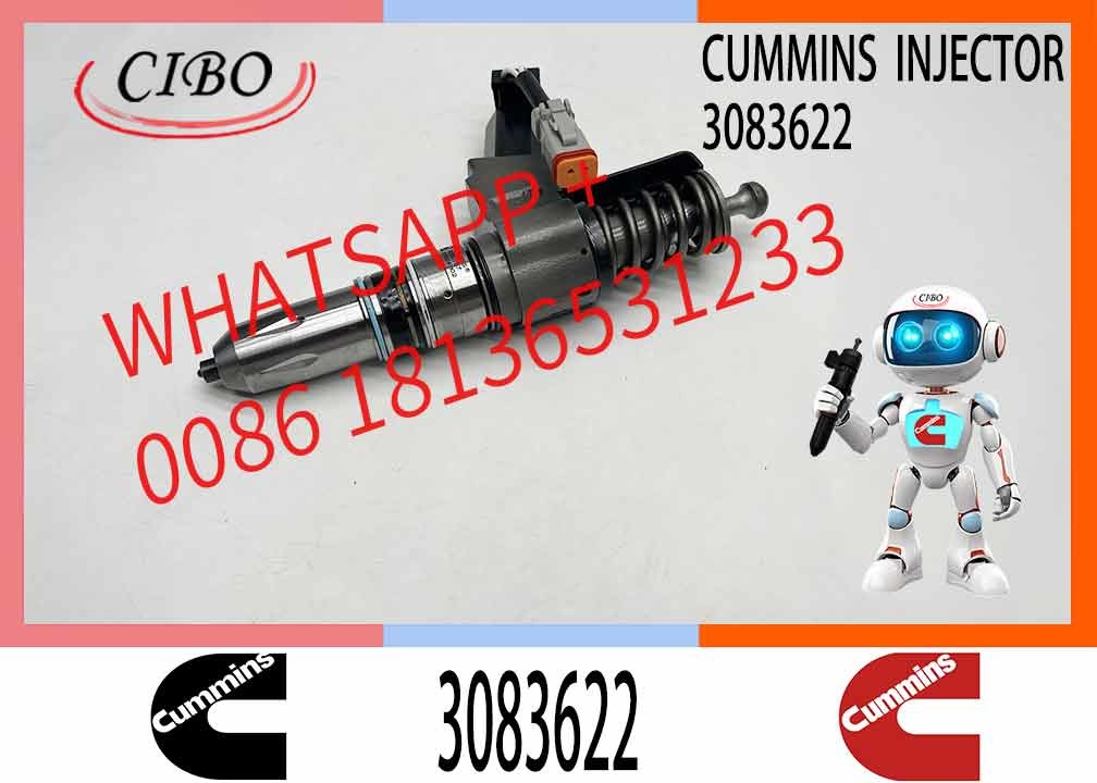 CUMMINS QSN14 diesel Engine Parts SD22 Bulldozer Parts 3083622 Excavator CUMMINS Fuel Injector CUMMINS N14 Engine Injector