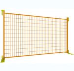 Construction 2mm Chain Link Temporary Fence Gated Custom Size Shape Black