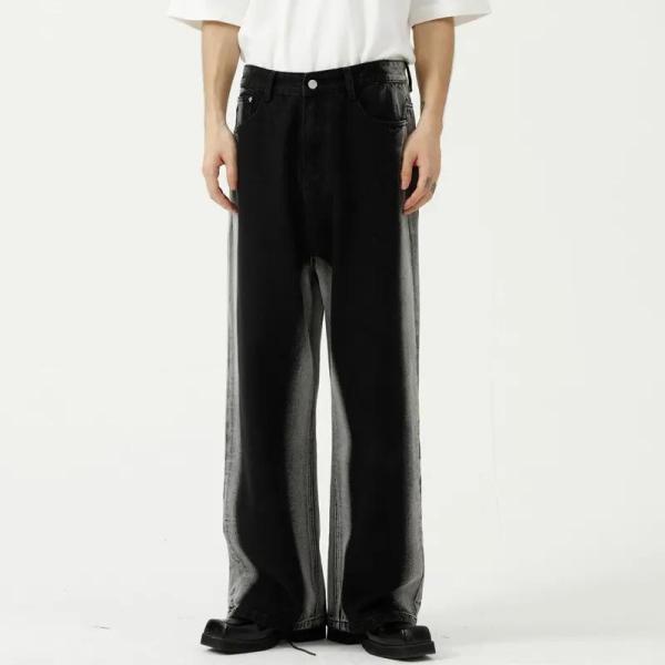 Wholesale Custom Streetwear Designer Blank Baggy Distressed Vintage Jeans
