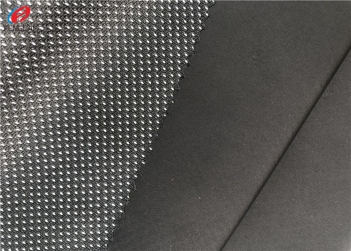 Memory - Like TPU Coated Fabric Polyester Donded Mesh Fabric With Film