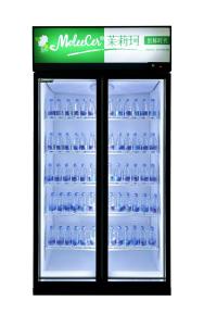Wholesale Commercial Drink Refrigerator Beverage Cooler For Supermarket / Convenient Store With Multi-Layered Movable Shelves from china suppliers