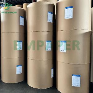 Wholesale 35gsm 40gsm Machine Glazed Brown Kraft Paper MGBK Back Kraft Paper One Side Glossy from china suppliers