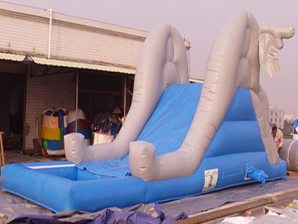 Quality Commercial Inflatable Water Slide Pool For Kids Amusement Games for sale