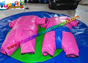Wholesale Commercial Pink Adult Inflatable Sumo Wrestling Suits For Rent , Custom from china suppliers
