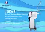 Professional Picosend Yag Machine For Tattoo Removal Elinimate Pigment