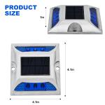 Bright Aluminum Alloy Solar Road Studs For Outdoor Car Road Pavement Path Safety