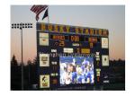 P 16mm Football Stadium LED Display Advertisement 8000 nits With S-VIDEO / HDMI