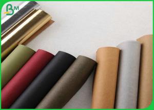 Wholesale Different Color 0.55MM Washable Kraft Fabric Roll For Making Handbags from china suppliers