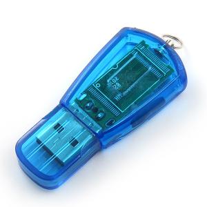 Wholesale Aluminum And Transparent Plastic USB Flash Drive 128GB 256GB USB 2.0 And USB 3.0 from china suppliers