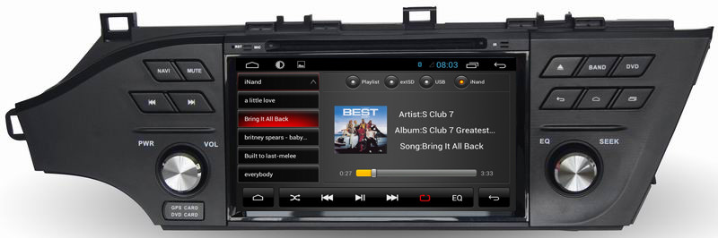 Ouchuangbo car dvd gps navi android 6.0 for Toyota Avalon 2013-2016 with 1080P HD video decode playing via TF Card /USB