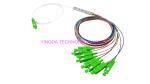 1x8 SC/APC Single mode OS2 9/125 Fiber Optic PLC Splitter FTTH Splitter