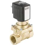 High Pressure Resistant 3/2 Running Burkert Brass Solenoid Valve 6014 For