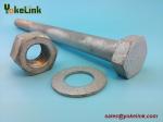 1-1/8" ASTM F3125 Grade A325 Hot Dipped Galvanized Steel Structural Bolt w/A563
