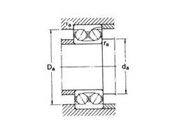 Wholesale Double Row Angular contact ball bearing 3207A from china suppliers