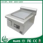 Chuhe brand Benchtop Stainless steel griddle for induction cooktop