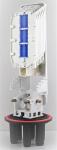 3 in and 3 out Dome Optical Splice Closure with 216 cores