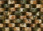 Eco - Friendly Embossed 3d Brick Effect Wallpaper For Restaurant Background