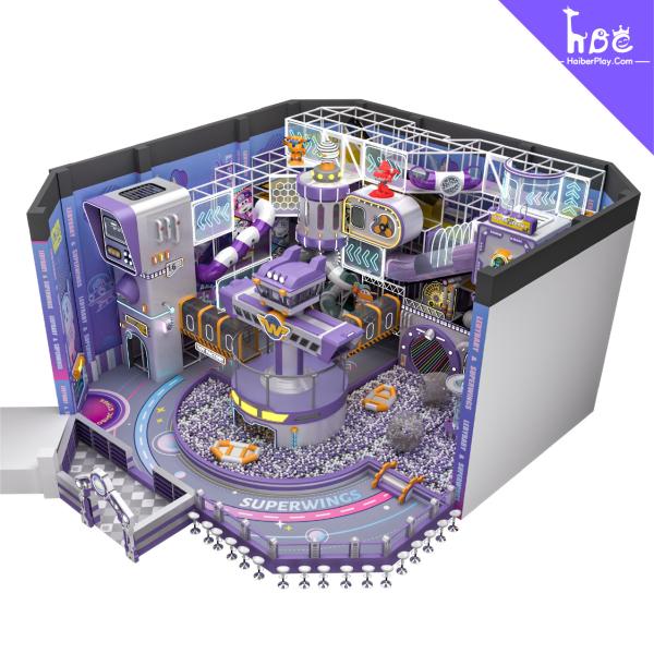 Multi Functional Commercial Indoor Playset , playground equipment for preschoole