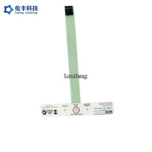 Wholesale Custom Made Tactile Membrane Keypad PET 3M468 Rear Adhesive from china suppliers