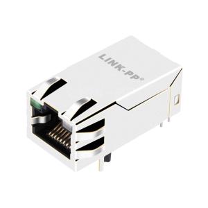 Wholesale 0826-1L1T-57-F Compatible LPJK1014A8NL 10/100 Base-T Tab Up Single Port POE RJ45 jack Green/Green&amp;Yellow Led from china suppliers