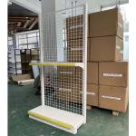 Euro style supermarket gondola shelves grid shelf retail store shelving