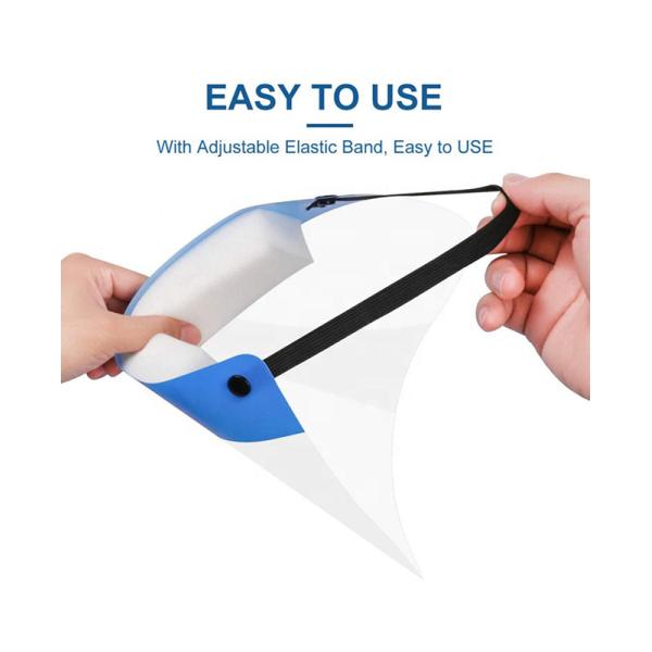 Anti - Fog Disposable Face Shield Transparant Hypoallergenic Foam Band