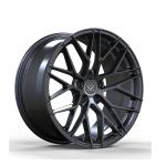 Luxury Passenger Car Brixton Matte Black PCD 114.3 1-Piece Forged Wheels