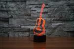 Guitar Rohs 3D Led Illusion Lamp Color Changing Led 3d Illusion Light