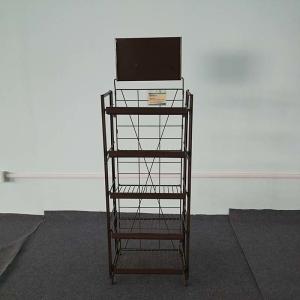 China Coffee or Tea Custom Display Racks / Retail Display Rack Metal Material on sale