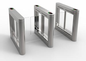 Wholesale TCP IP Swing Barrier Gate SS304 Acrylic Noise Free For Metro Station from china suppliers