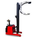 500 Kg Paper Roll Clamp Electric Stacker Forklift CE