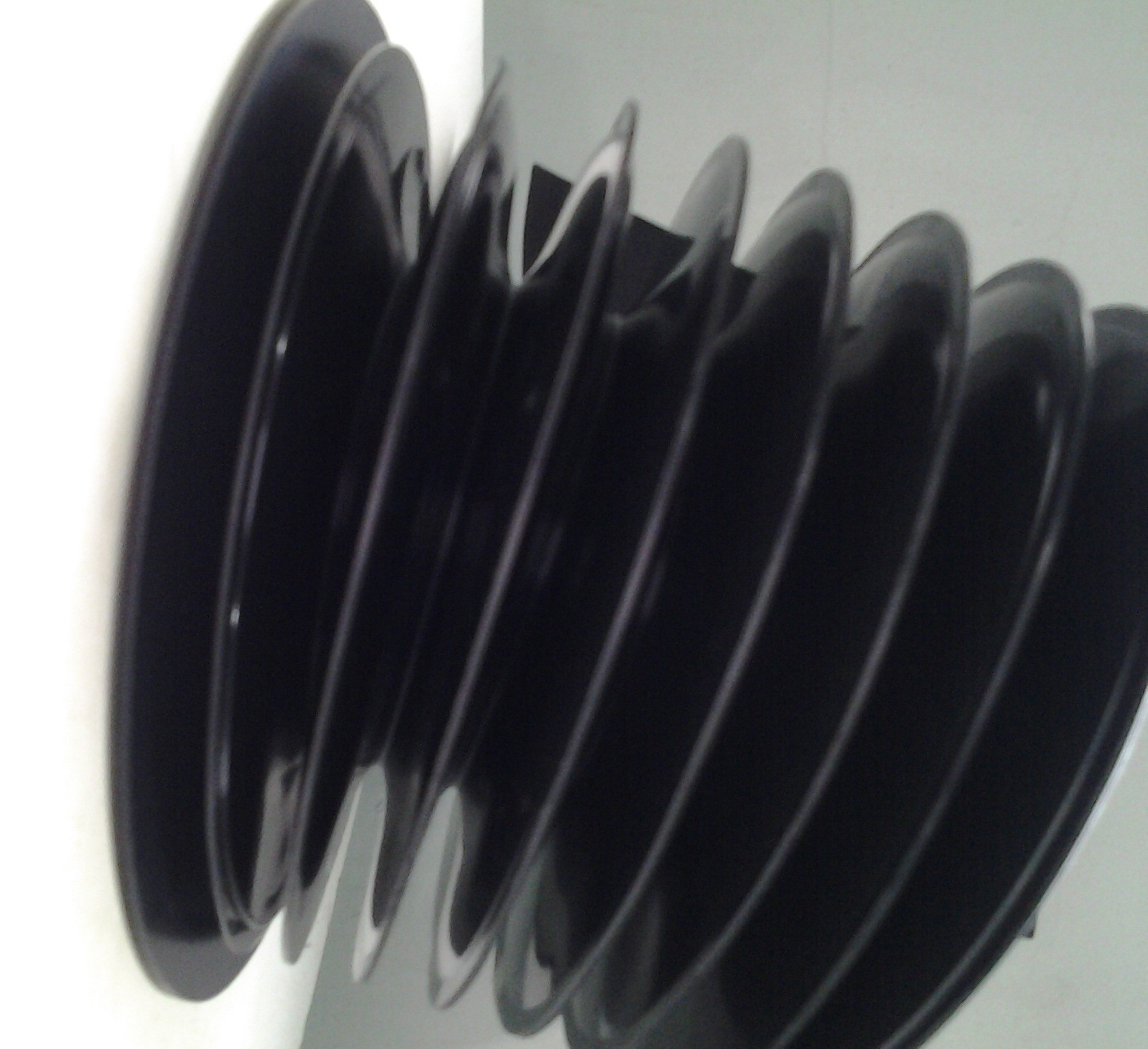 custom round bellows for linear motion ,hydraulic cylinders,positioning ,ball screw protection ,drive protection