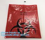 Disposable biohazard infectious plastic drawstring medical waste bag, Promotiona