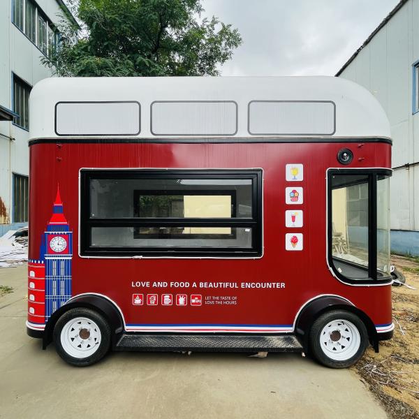 Mobile Sales Fruit Salad Coffee Milk Tea Beer Ice Cream Design Truck Trailer