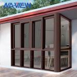 Wholesale Aluminium Residential Storefront Accordion Bi-Folding Sliding Window