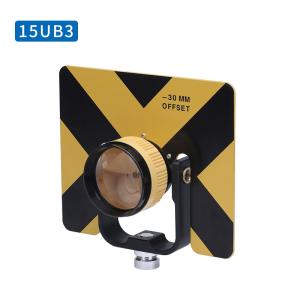 Wholesale Single Prism 15UB3 Compatible for Topcon SOUTH FOIF Total Station Surveying Constant -30/0mm 5/8x11 Female Thread Metal Holder from china suppliers