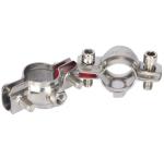 Standard or Nonstandard Pipe Clamps and Inserts Metric Measurement Rubber Saddle
