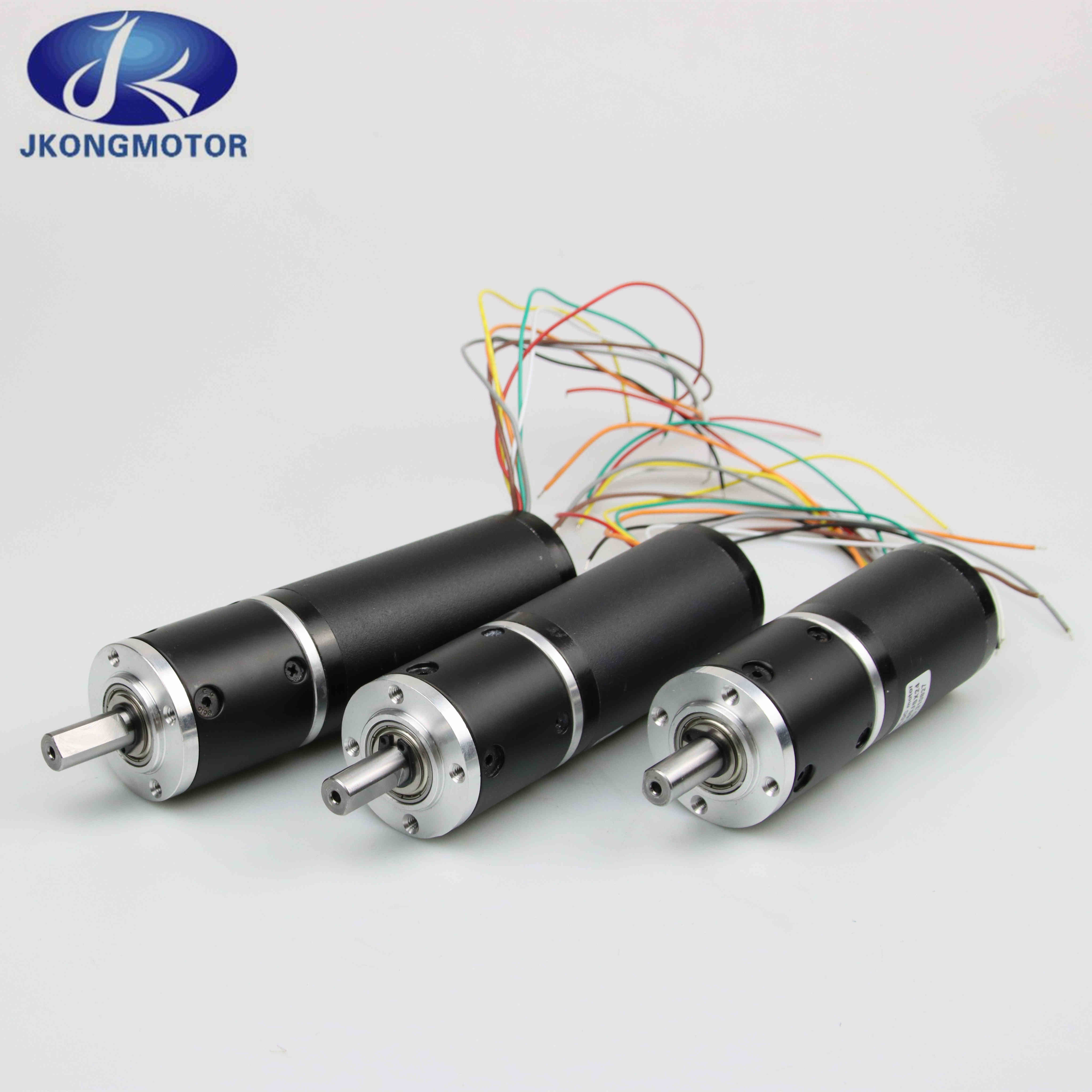 JK42BL85 High torque 3 Phase 24V 62W 4000rpm Brushless DC Motor with Planetary Gearbox Reducer