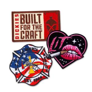 Wholesale Customize Logo Iron On Embroidery Patches Felt Fabric For Cap Jacket Jeans from china suppliers