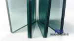 10mm Clear Flat Frosted Laminated Tempered Safety Glass With Polished Edge