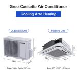 Business Ceiling Air Conditioner Grille Ceiling Cassette Air Conditioner