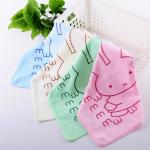 Kitchen Microfiber Children's Towel 25*25cm Soft Absorbent Cleaning Towel for