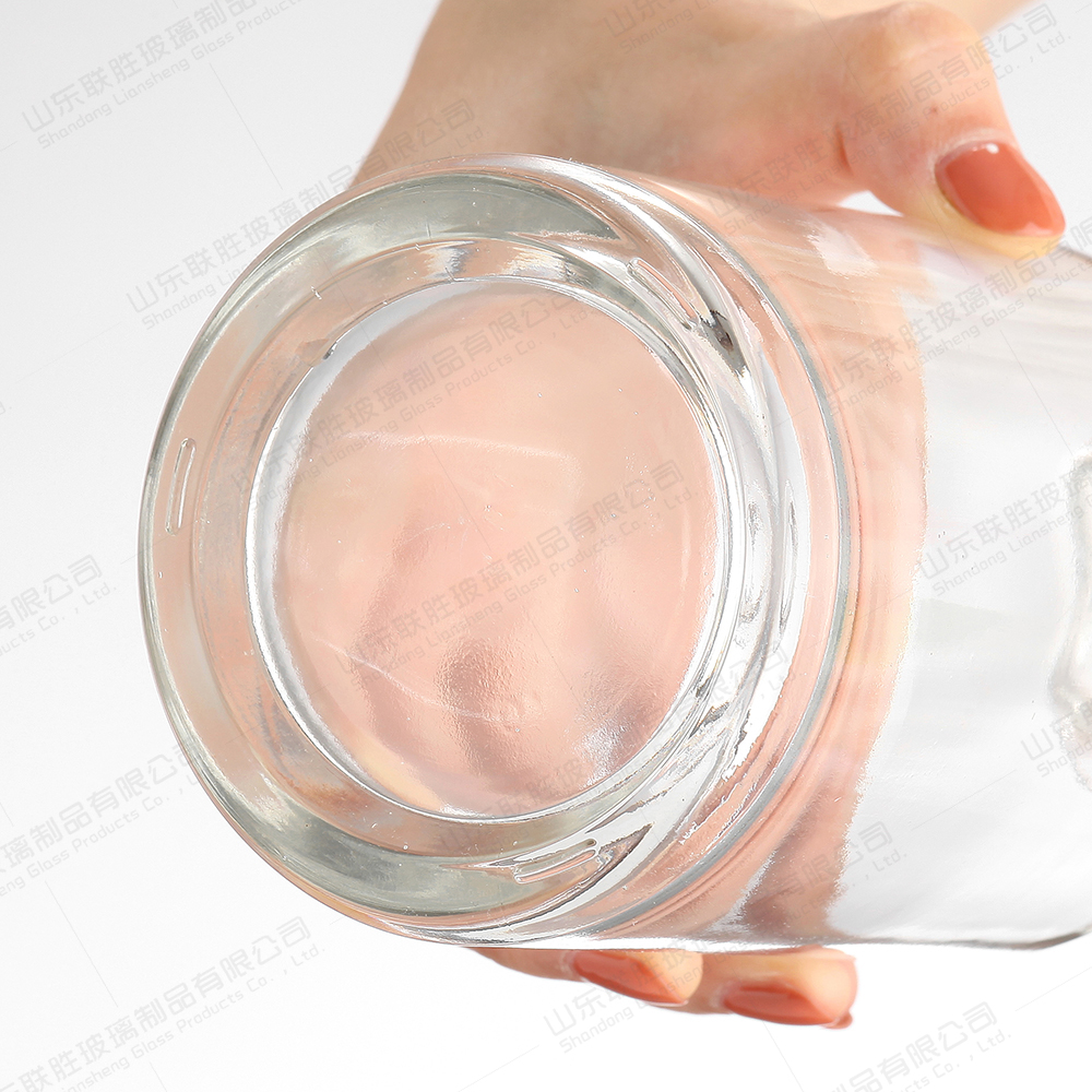 Clear Glass Liquor Bottle with Customized Bottle Color and Acceptable Customer's Logo