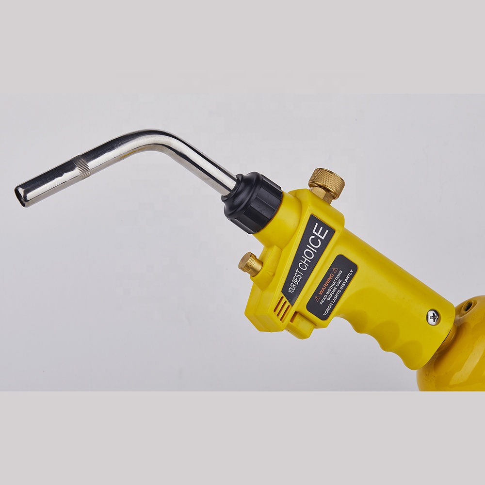 1300C High Temperature UP7500 Self Ignition Gas Brazing Burner for BBQ Mapp Hand Torch