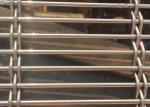 Screen Dividers Architectural Woven Wire Mesh Barrette Weave PVD Coating