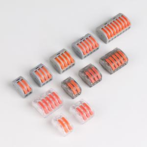 Wholesale Solid Wire 0.08~4mm2 Splicing Connector Gray Body Orange Handle VSC-4 Type from china suppliers
