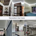 OEM Extruded Corner Aluminium Led Strip Profile 12mm 17mm