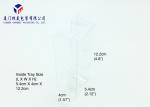 Keyring Transparent Plastic Box , Clear Pet Plastic Boxes 12.5cm Height