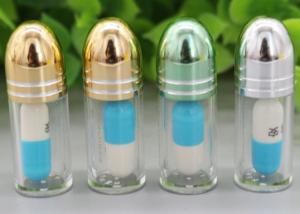 Wholesale 2ml ISO9001 Empty Capsule Shells Golden Single Pill Container from china suppliers